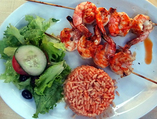 Brochettes de Crevettes au sirop d'�rable